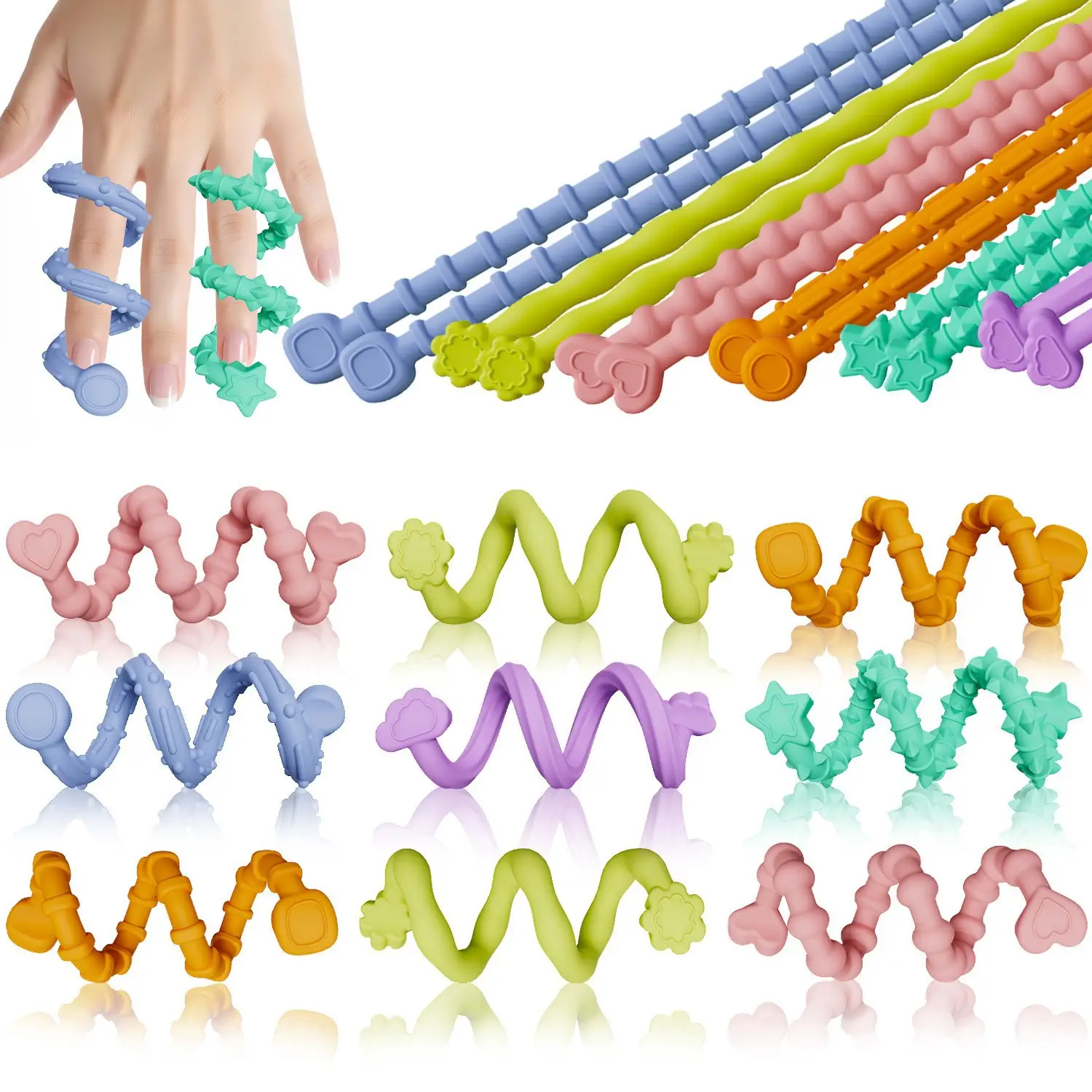Silicone Fidget Sticks for Kids Stress Relief Creative Toys — feature 9