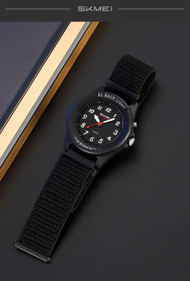Shameel Black LED Watch for Men Women Waterproof — feature 4