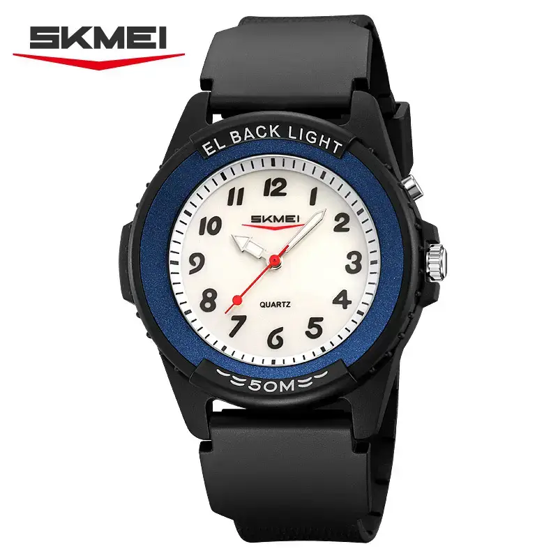 Shameel Black LED Watch for Men Women Waterproof - Image 4