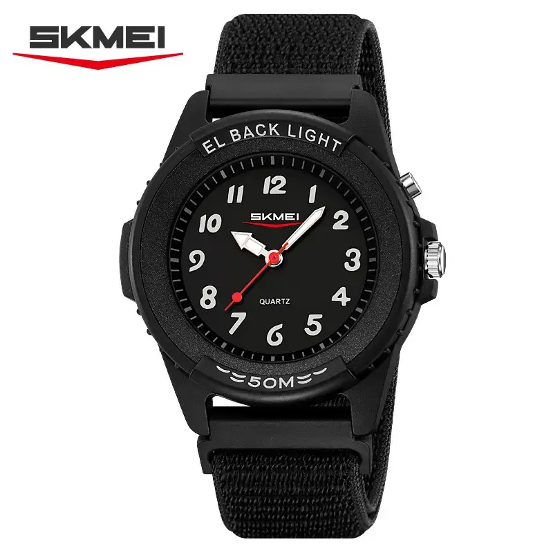 Shameel Black LED Watch for Men Women Waterproof - Image 9