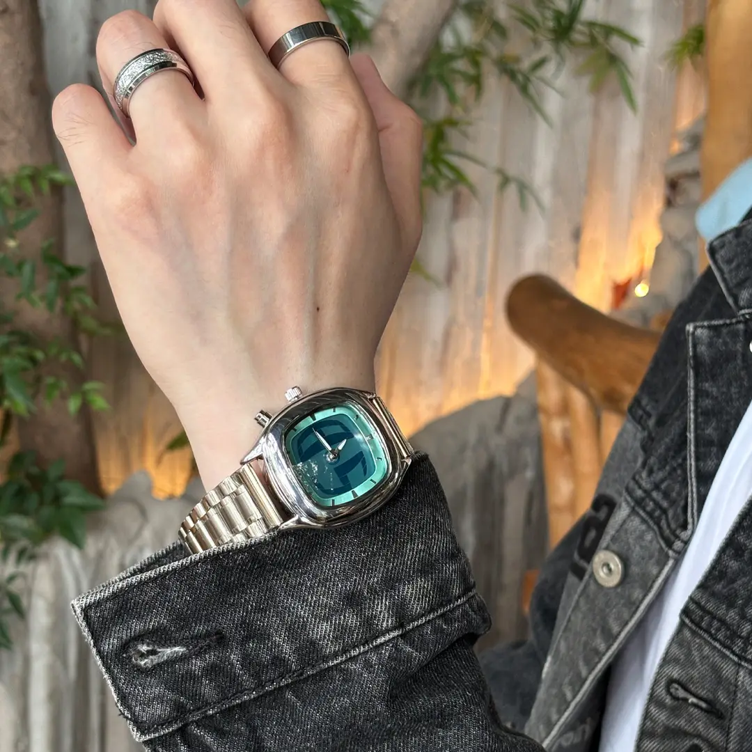 Millennial Retro Fashion Concept Digital Display Sports Men's Watch with Analog and Digital Hands, Niche Ins Trendy Brand Quartz Watch — feature 12