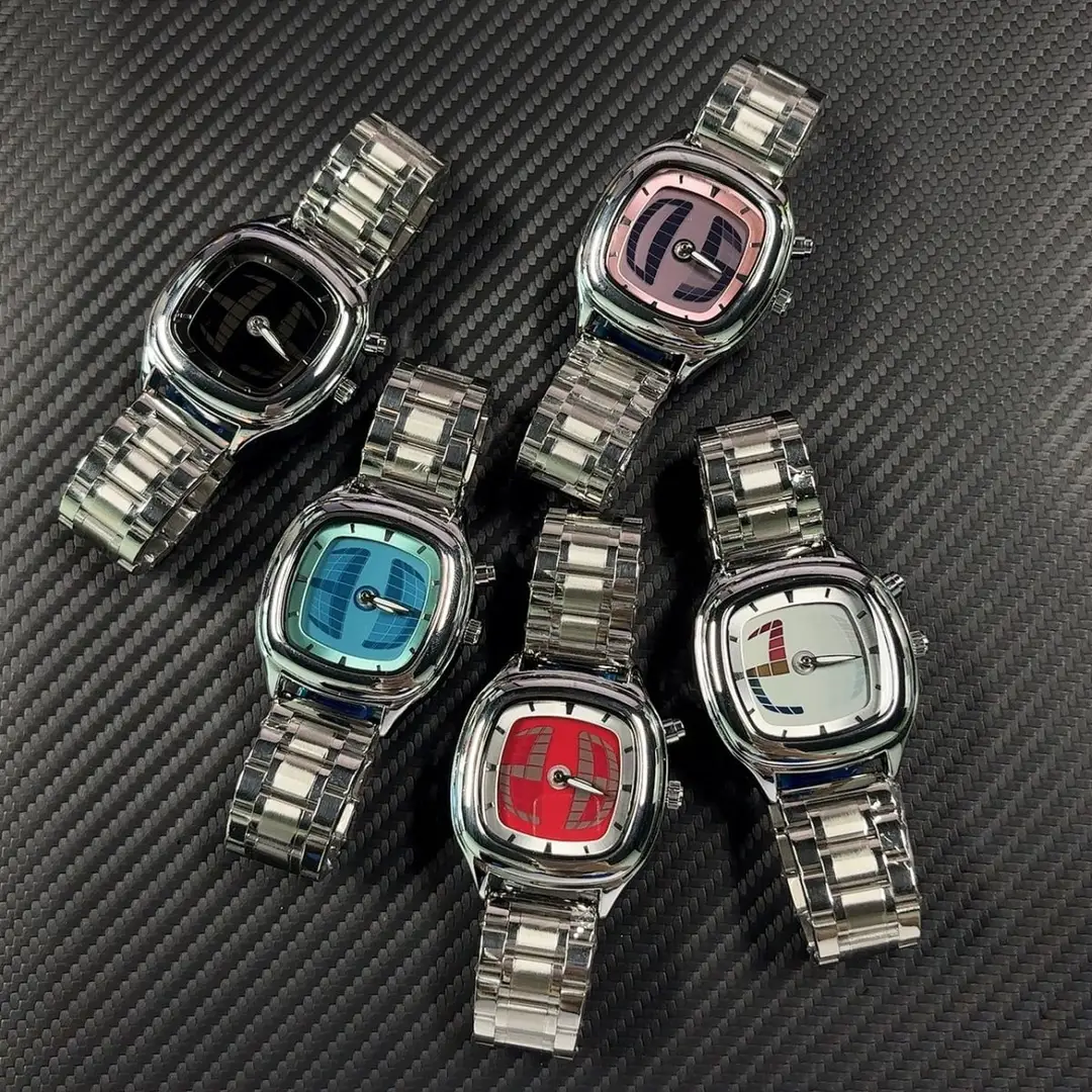 Millennial Retro Fashion Concept Digital Display Sports Men's Watch with Analog and Digital Hands, Niche Ins Trendy Brand Quartz Watch — feature 2