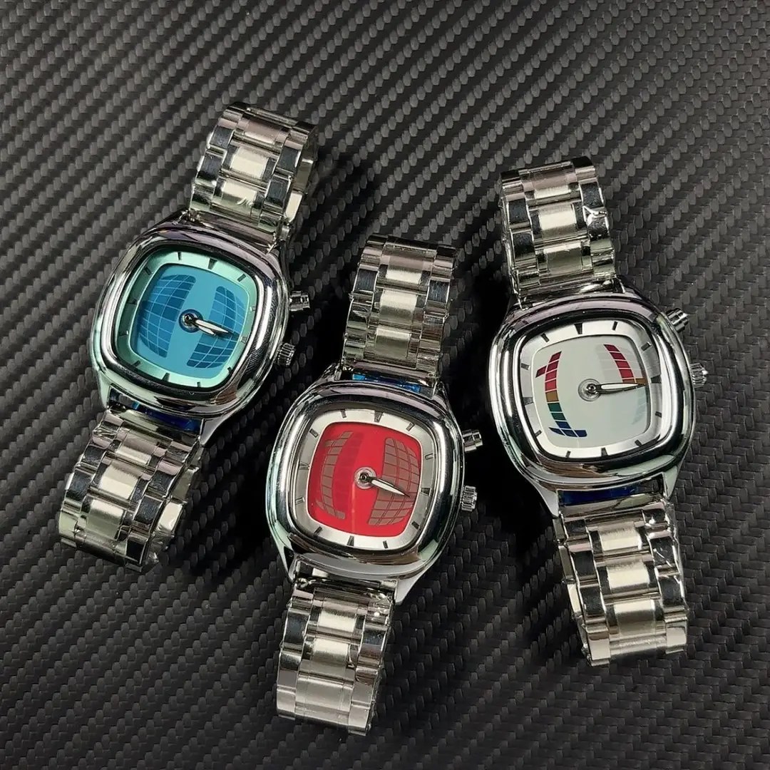 Millennial Retro Fashion Concept Digital Display Sports Men's Watch with Analog and Digital Hands, Niche Ins Trendy Brand Quartz Watch — feature 4