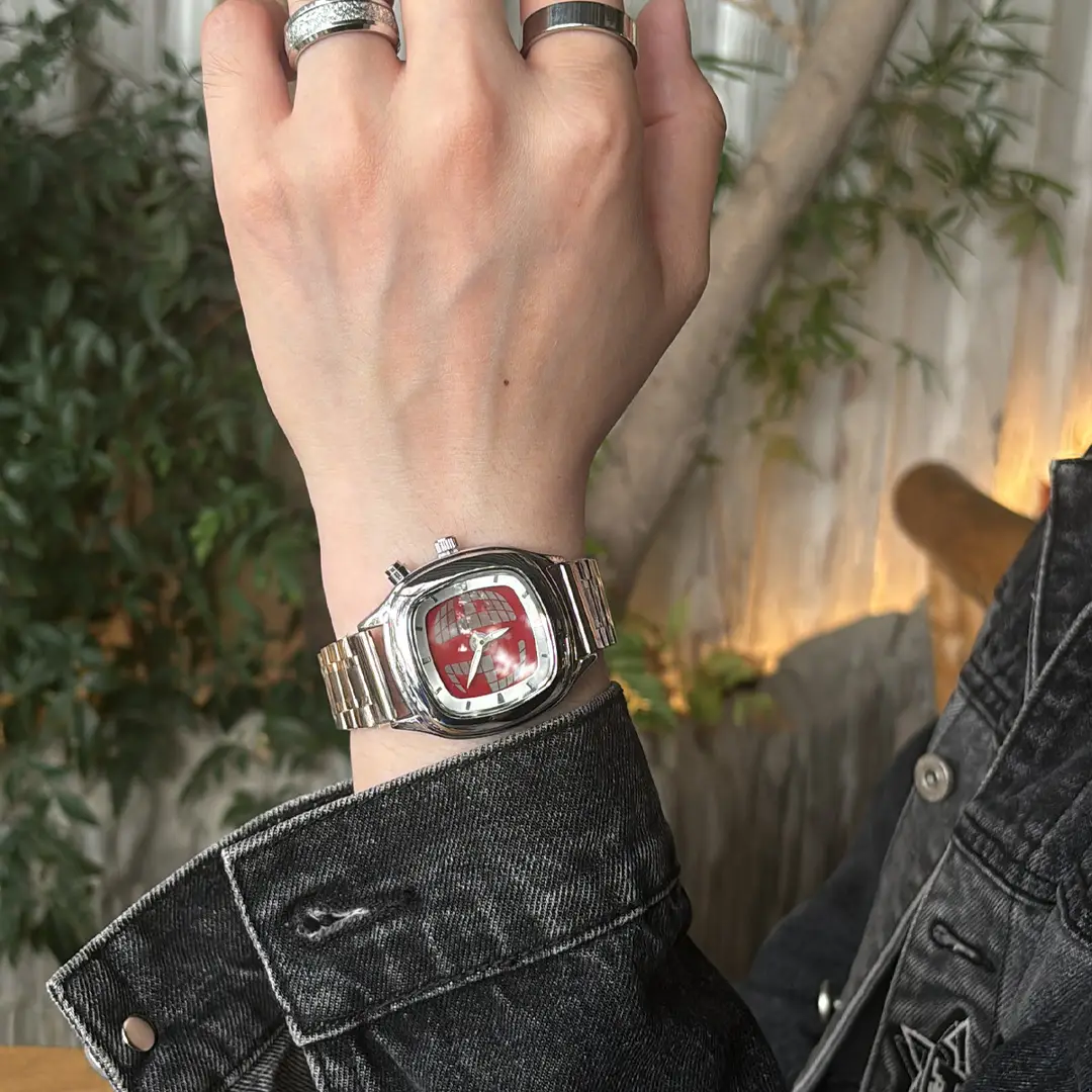 Millennial Retro Fashion Concept Digital Display Sports Men's Watch with Analog and Digital Hands, Niche Ins Trendy Brand Quartz Watch — feature 6