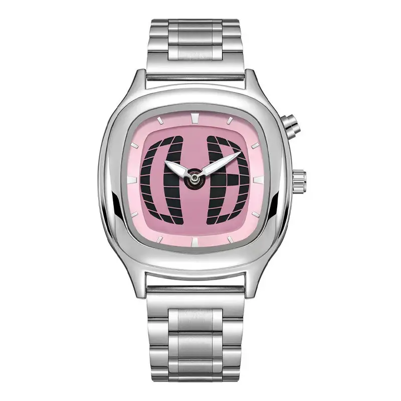 Millennial Retro Fashion Concept Digital Display Sports Men's Watch with Analog and Digital Hands, Niche Ins Trendy Brand Quartz Watch