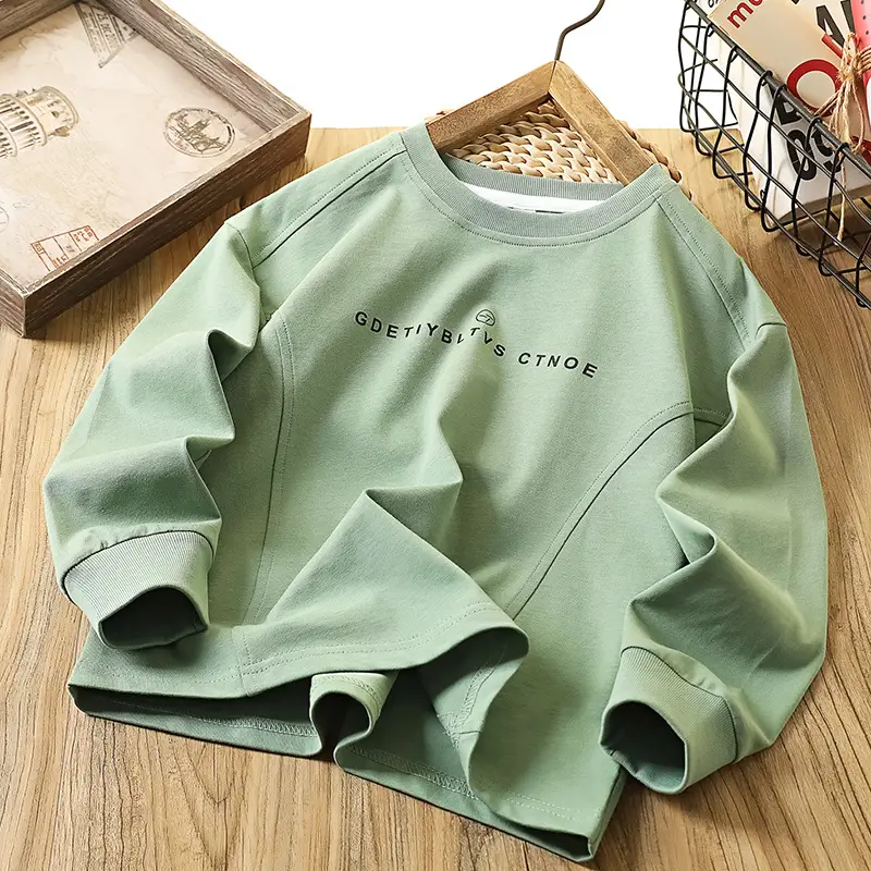 Girls Green Long Sleeve Sweatshirt Spring 2026 - Image 3