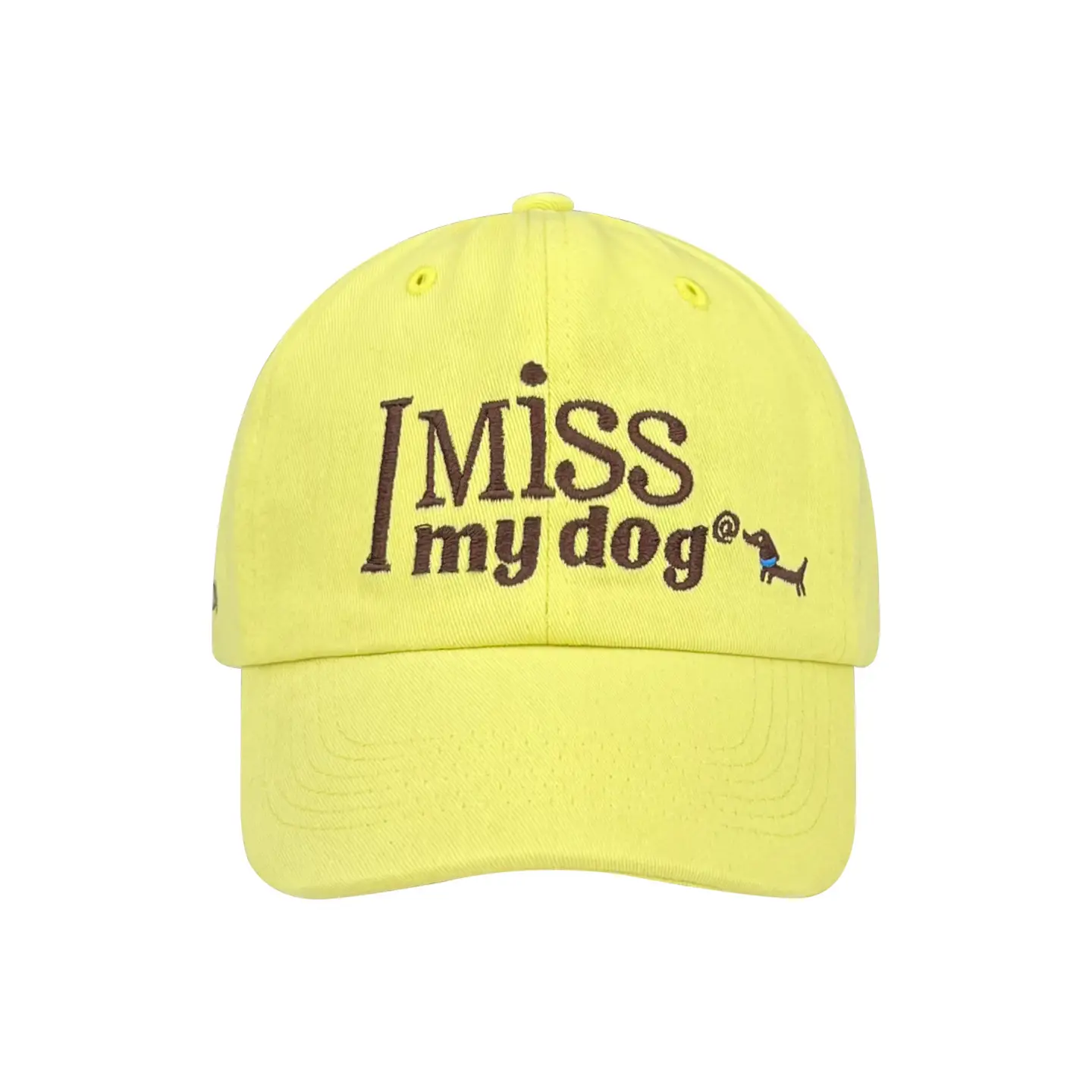 Women Baseball Cap with "I Miss My Dog" Print - Image 10