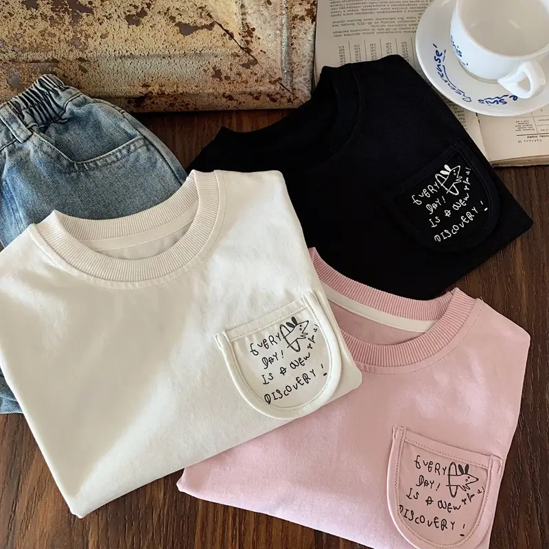 Bora Kids T-Shirt Long Sleeve White 2025 — feature 1