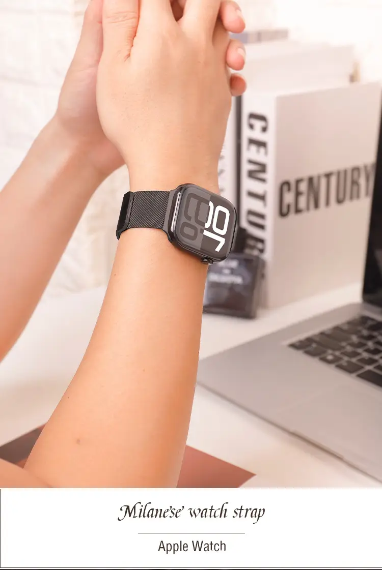 Metal Double Magnetic Milanese Watch Band Suitable for All Series of Apple Watch Iwatchs11 Watch Bands — feature 11