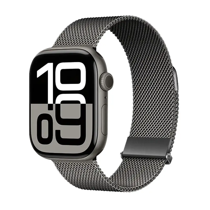 Metal Double Magnetic Milanese Watch Band Suitable for All Series of Apple Watch Iwatchs11 Watch Bands
