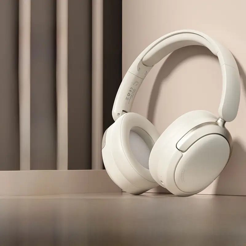 Over-Ear Wireless Bluetooth Headphones Black Noise Reduction