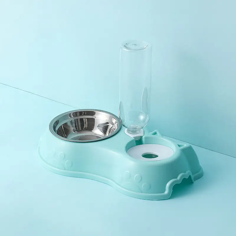 Automatic Drinking Water Bowl for Cats, Feeding Bowl for Dogs, Double Bowl for Dogs and Cats, Water Bowl, Food Bowl, Pet Supplies - Image 2