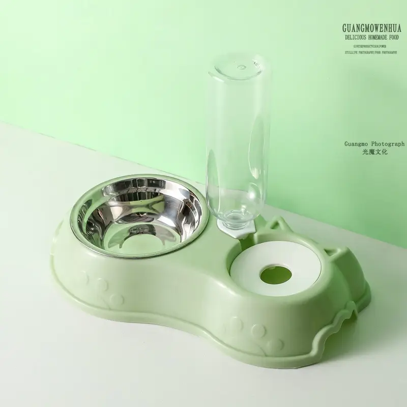 Automatic Drinking Water Bowl for Cats, Feeding Bowl for Dogs, Double Bowl for Dogs and Cats, Water Bowl, Food Bowl, Pet Supplies - Image 3