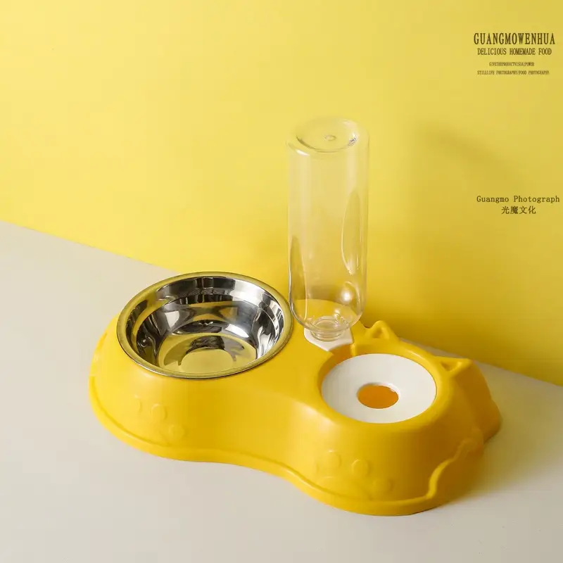 Automatic Drinking Water Bowl for Cats, Feeding Bowl for Dogs, Double Bowl for Dogs and Cats, Water Bowl, Food Bowl, Pet Supplies - Image 4