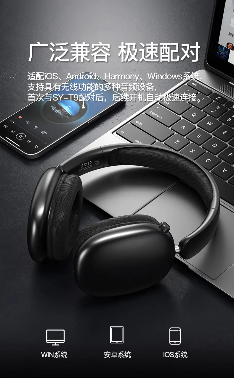 Cross-Border Bluetooth Headset with 360Β° Rotation β feature 21