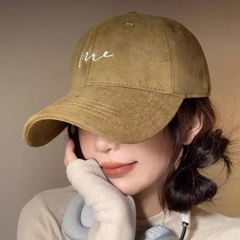 Women Large Head Circumference Duckbill Cap Sweet Student Face-Slimming - Image 10