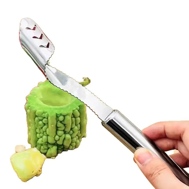 Stainless Steel Pepper Core Remover for Bitter Melon & Green Peppers