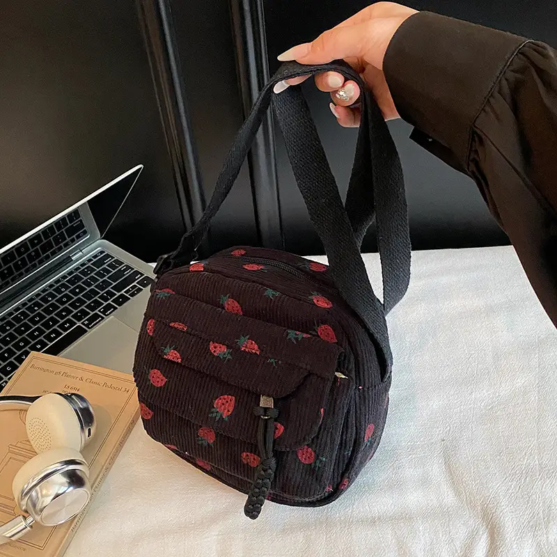 Japanese Style Strawberry Crossbody Bag for Women - Image 8