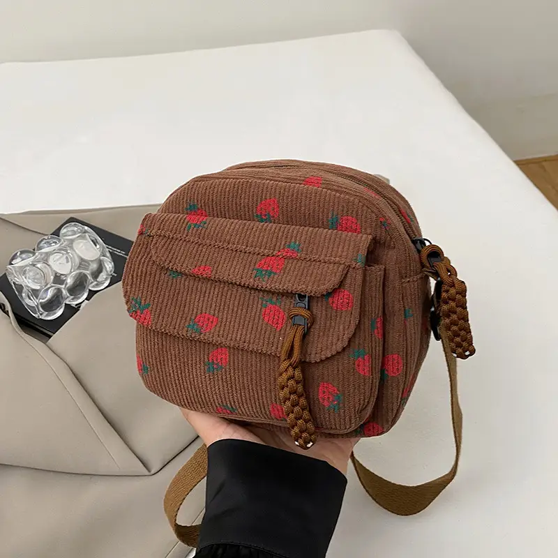 Japanese Style Strawberry Crossbody Bag for Women - Image 4