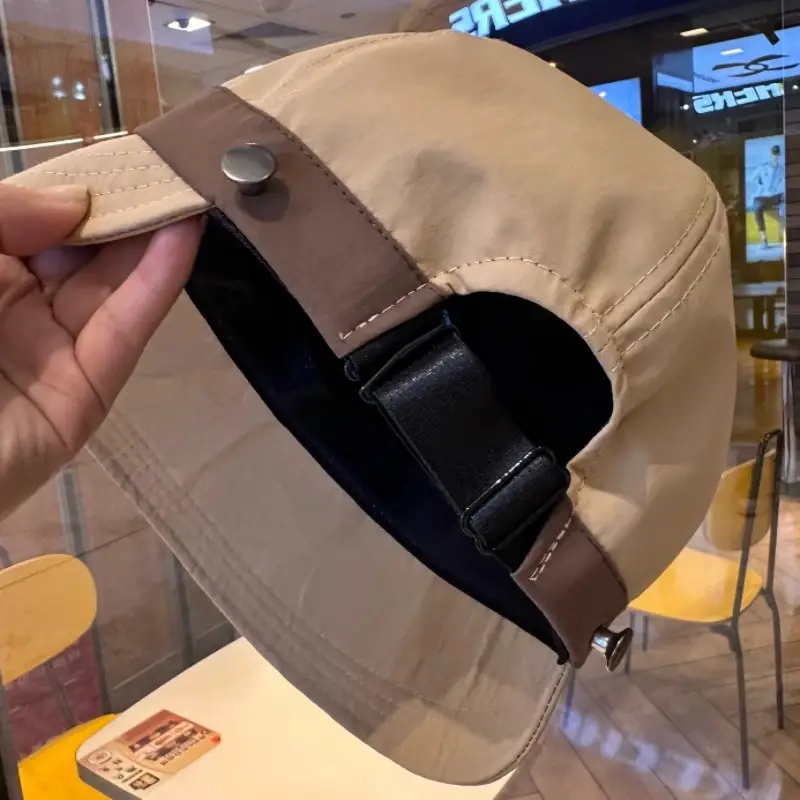 Women's White Duckbill Sun Hat with Face Cover - Image 19