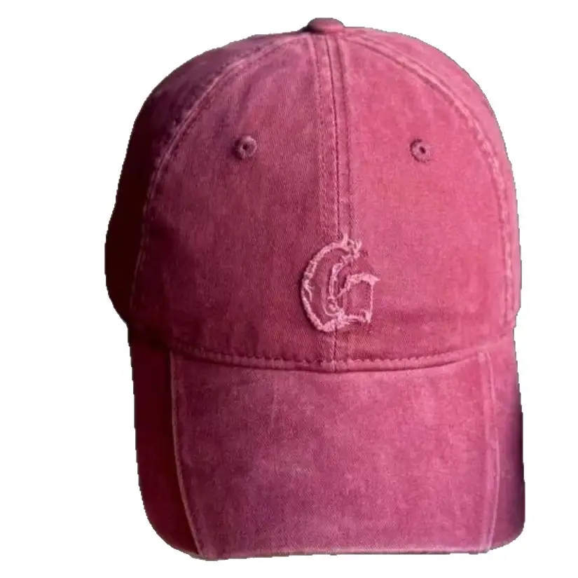 Maroon Japanese Style Baseball Cap for Men