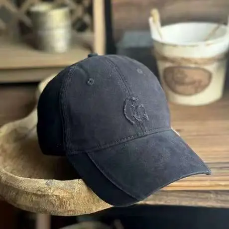 Maroon Japanese Style Baseball Cap for Men