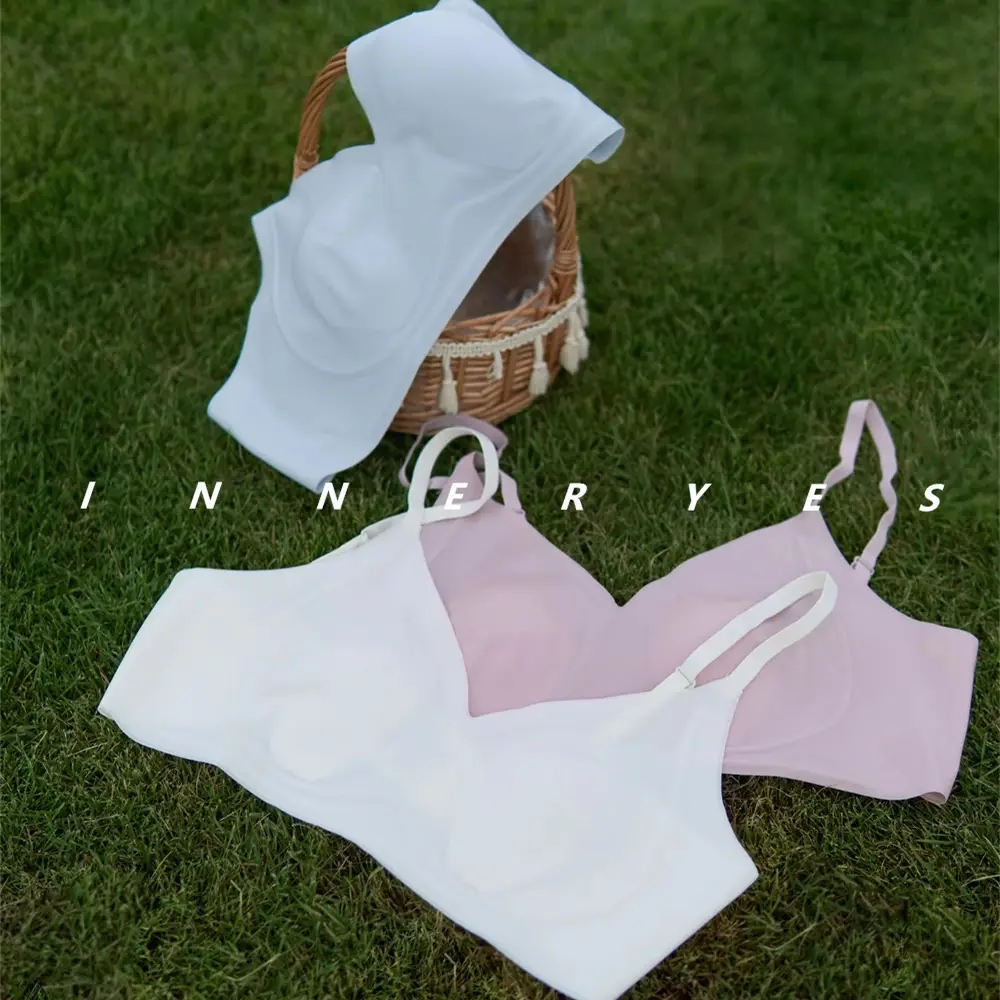 Seamless Rabbit Ear Bra for Women, Thin Style, Minimizes Large Bust, Summer Thin Bra for Women - Image 9