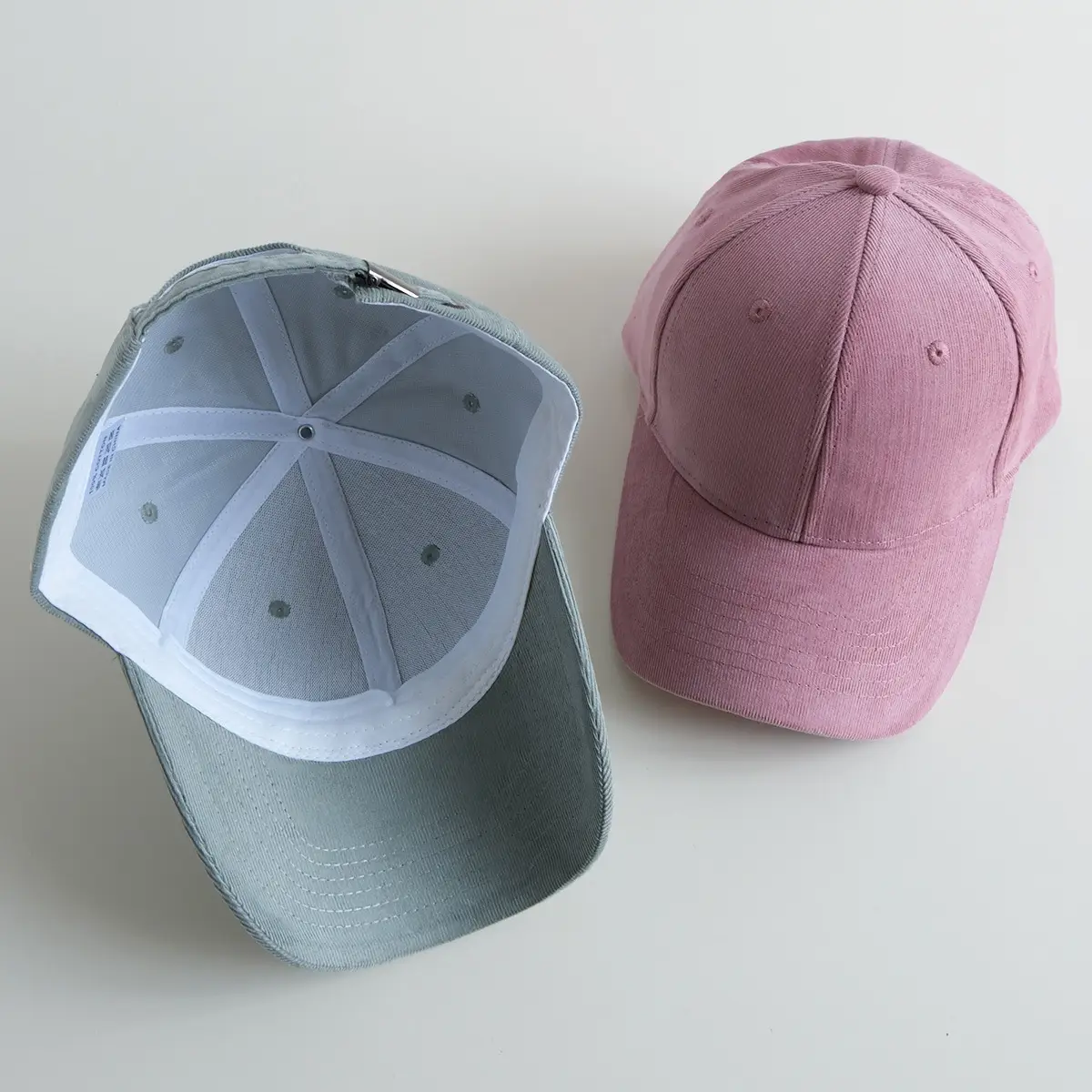 Unisex Korean Style Baseball Cap Light Grey