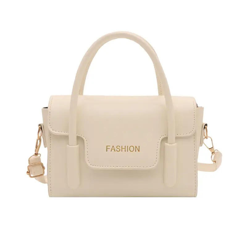 2025 Trendy Black Fashion Shoulder Bag with Gold Logo - Image 10