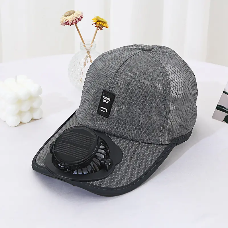 Solar Charging Fan Cap for Men Women Outdoor Sports - Image 7