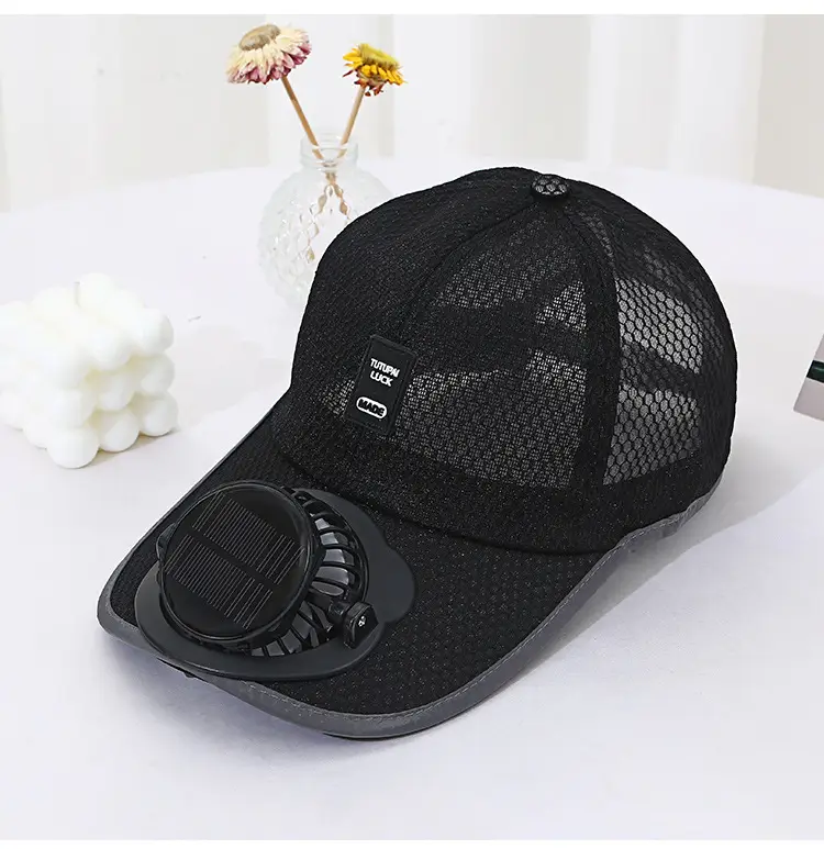 Solar Charging Fan Cap for Men Women Outdoor Sports — feature 3