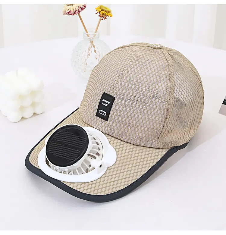 Solar Charging Fan Cap for Men Women Outdoor Sports — feature 4