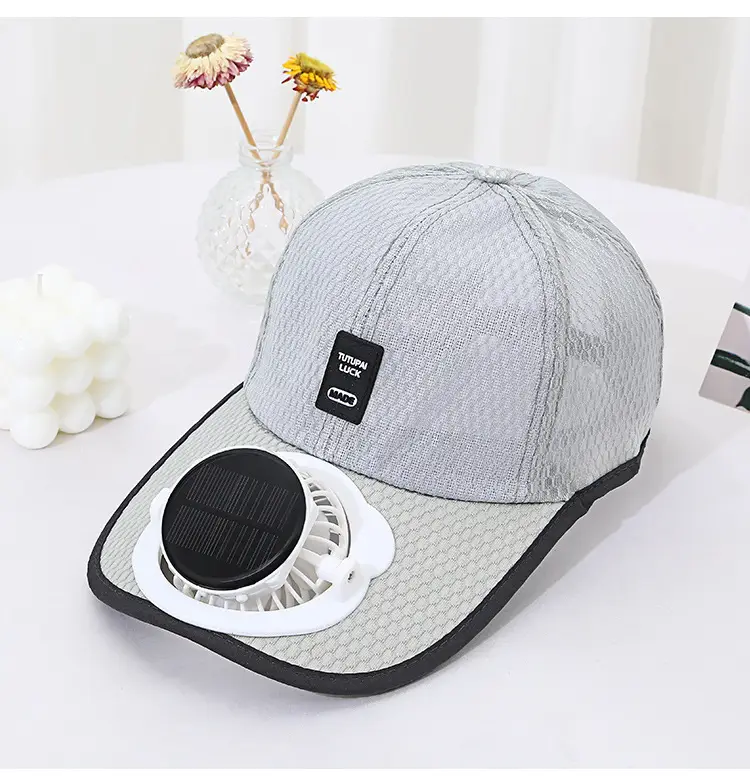 Solar Charging Fan Cap for Men Women Outdoor Sports — feature 5
