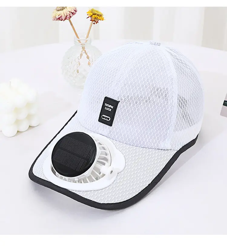 Solar Charging Fan Cap for Men Women Outdoor Sports — feature 6