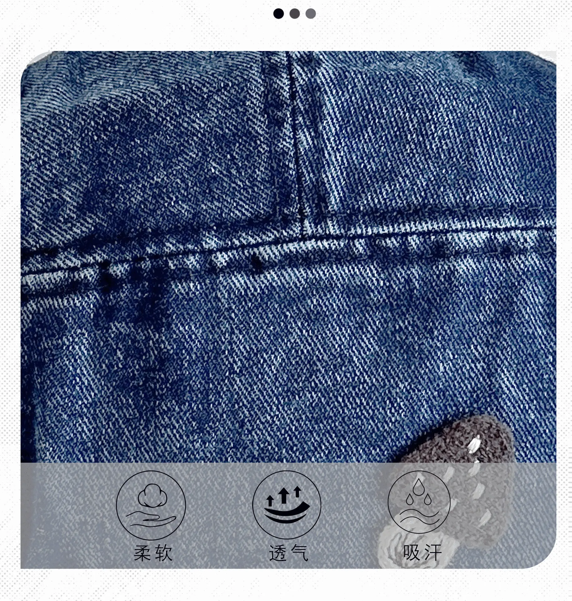 Women's Mushroom Denim Cap with Face Patch 2025 — feature 23