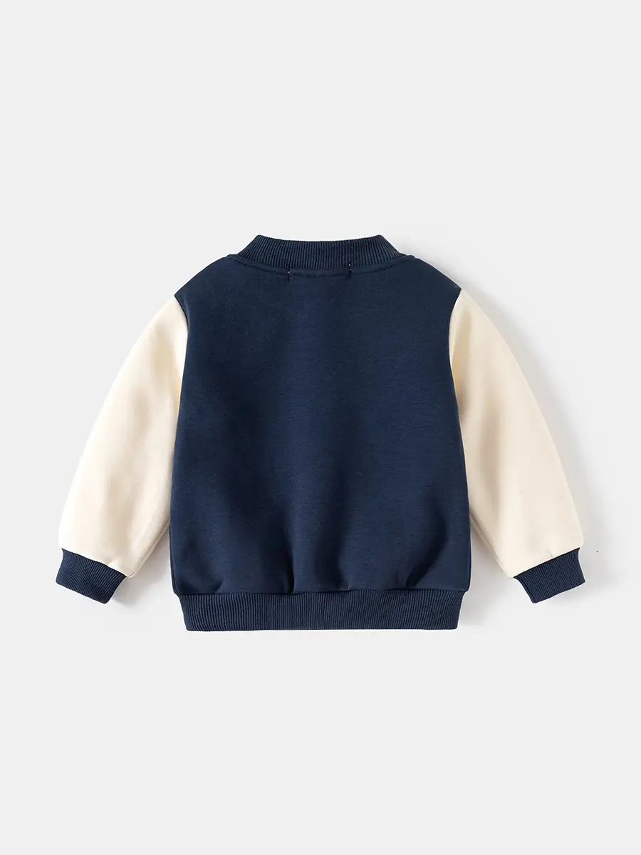 Boys' Baseball Jacket Knit Cardigan Spring and Autumn Style New Children's Clothing Baby Toddler Autumn Outfit Wholesale
