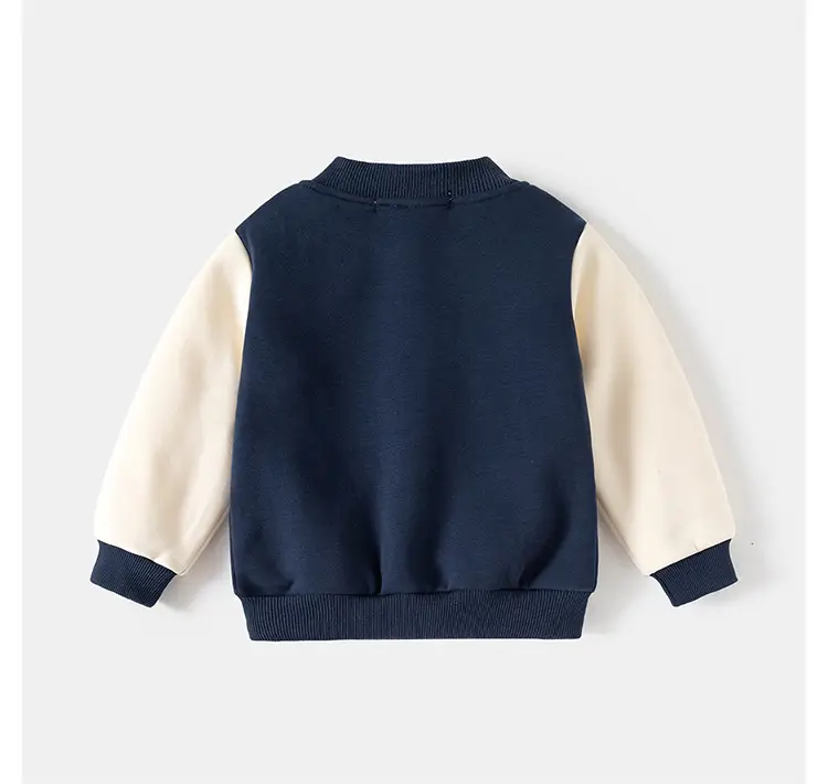 Boys' Baseball Jacket Knit Cardigan Spring and Autumn Style New Children's Clothing Baby Toddler Autumn Outfit Wholesale — feature 9