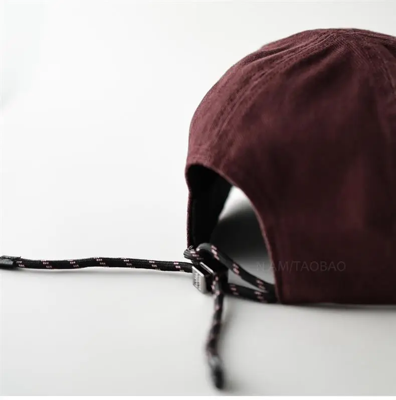 Vintage Brown Duckbill Cap with Back Drawstring for Men Women — feature 10