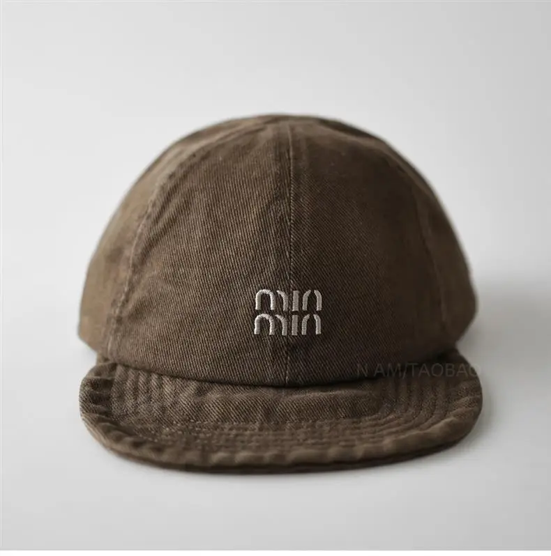 Vintage Brown Duckbill Cap with Back Drawstring for Men Women — feature 6