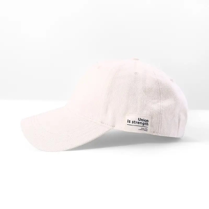 Women's White Duckbill Sun Hat with Wide Brim