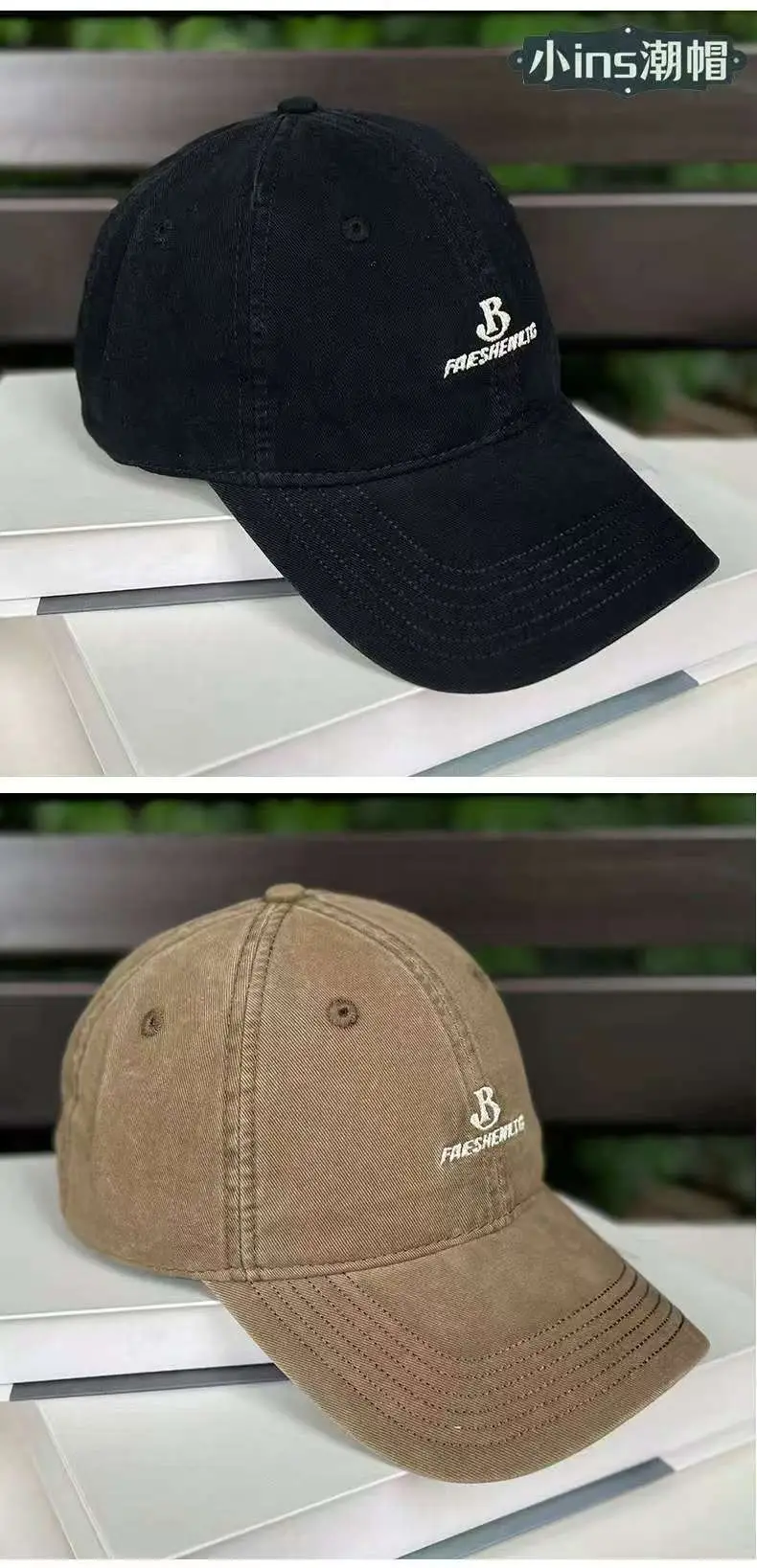 Purple Washed Women's Wide Brim Cap — feature 6