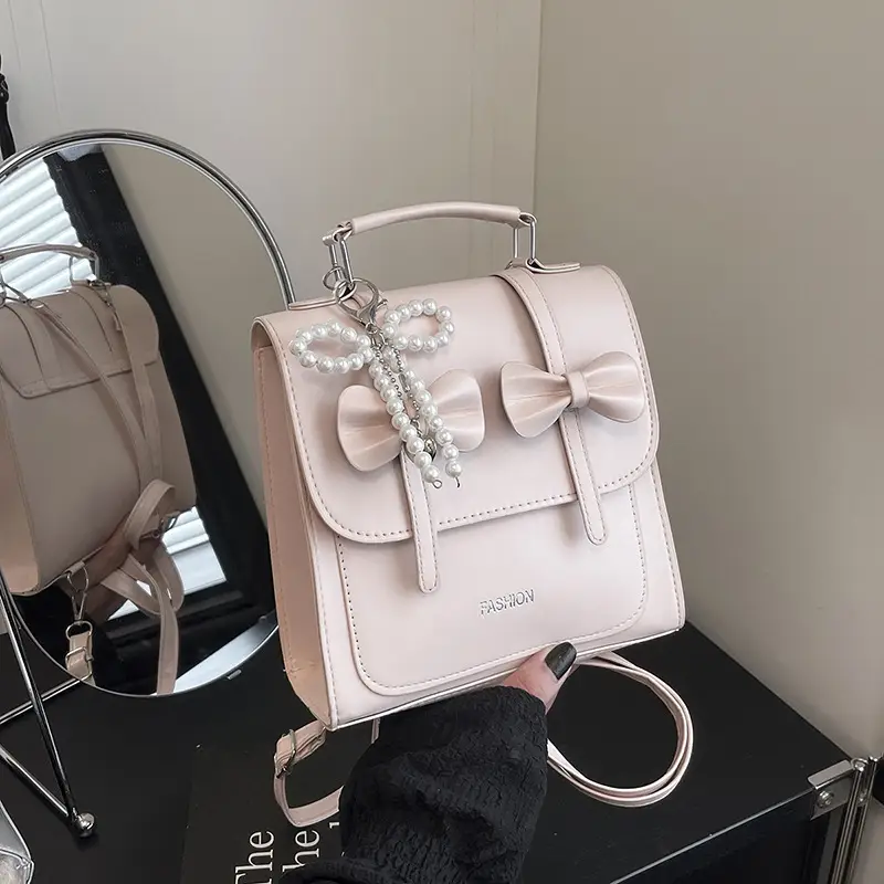 Sweet Style Bowknot Shoulder Bag for Women 2025