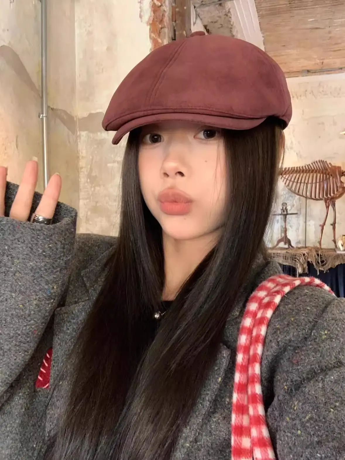 Vintage Forward Cap for Women Duckbill Beret New Spring Autumn Trendy — feature 4