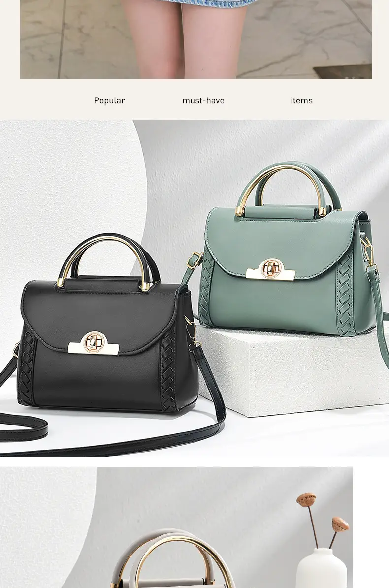 Green Woven Crossbody Bag for Women — feature 9