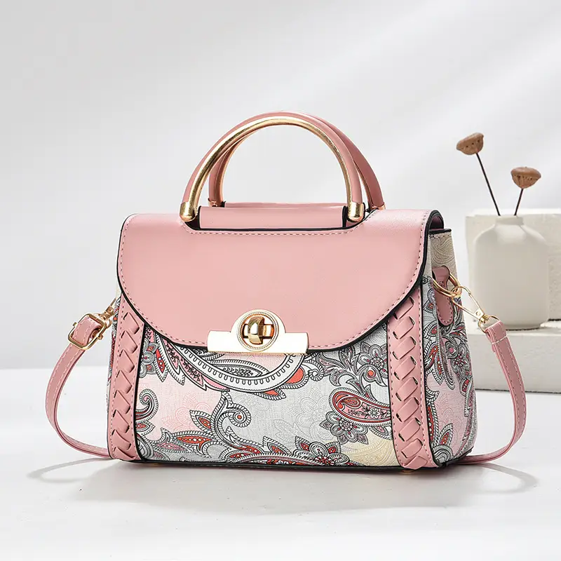 Green Woven Crossbody Bag for Women - Image 10
