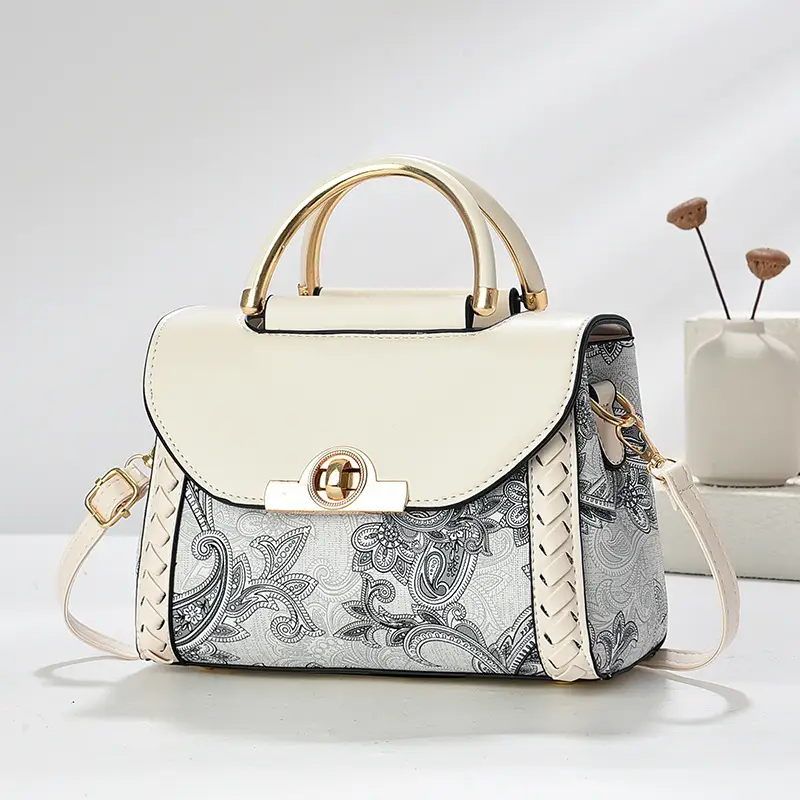 Green Woven Crossbody Bag for Women - Image 11