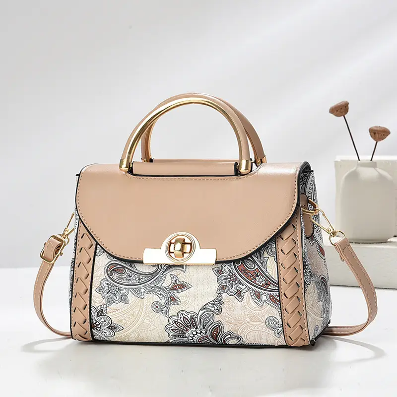 Green Woven Crossbody Bag for Women - Image 8