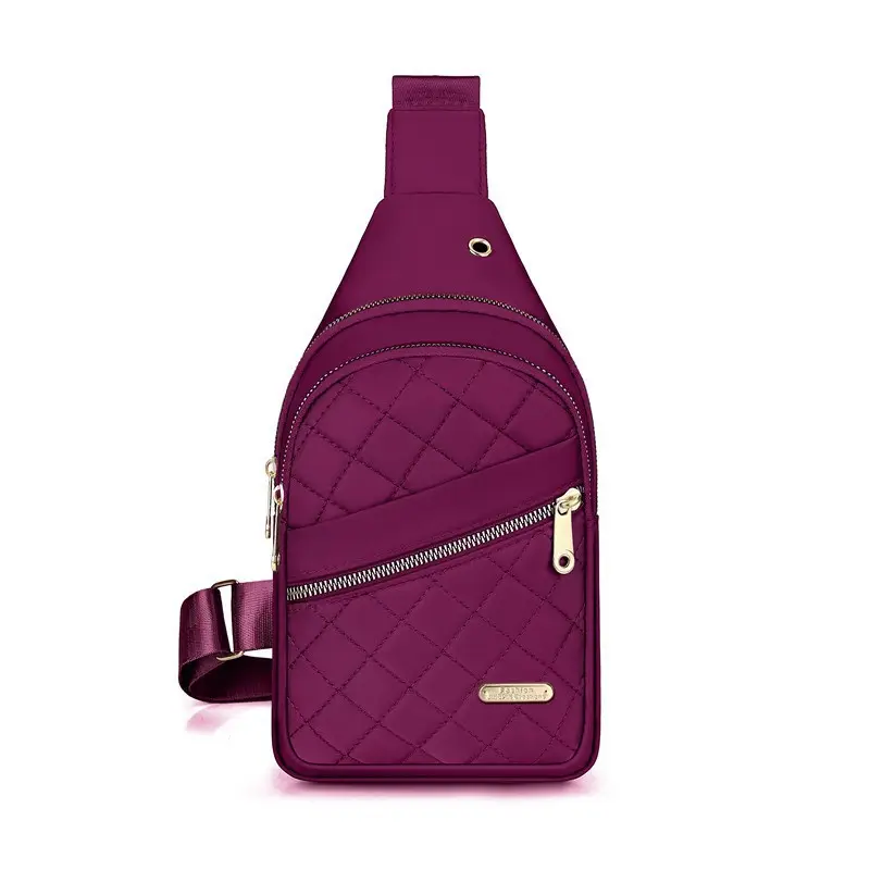 Women Crossbody Bag Water Repellent Rhombus Color - Image 10