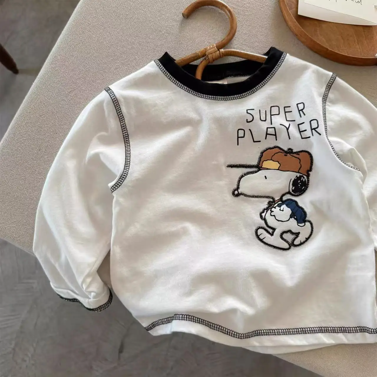 Children's Cotton Cartoon T-Shirt White 2025 — feature 6