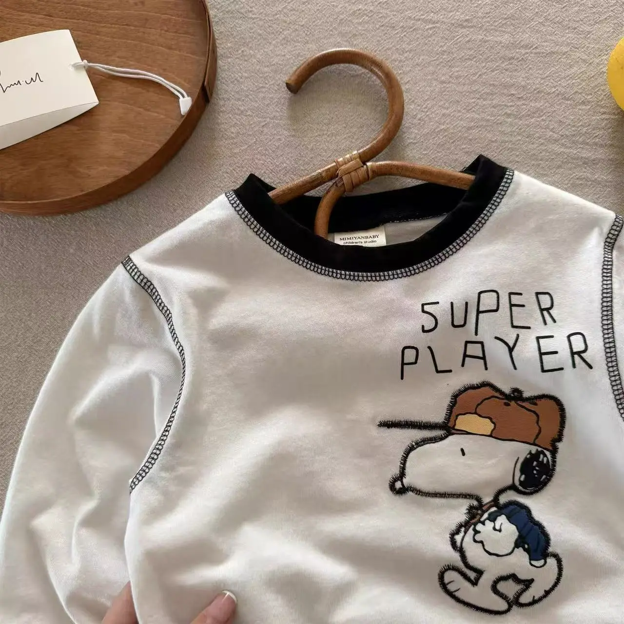 Children's Cotton Cartoon T-Shirt White 2025 — feature 7
